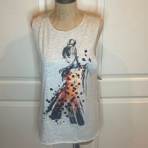 NWOT Abercrombie & Fitch graphic muscle tank